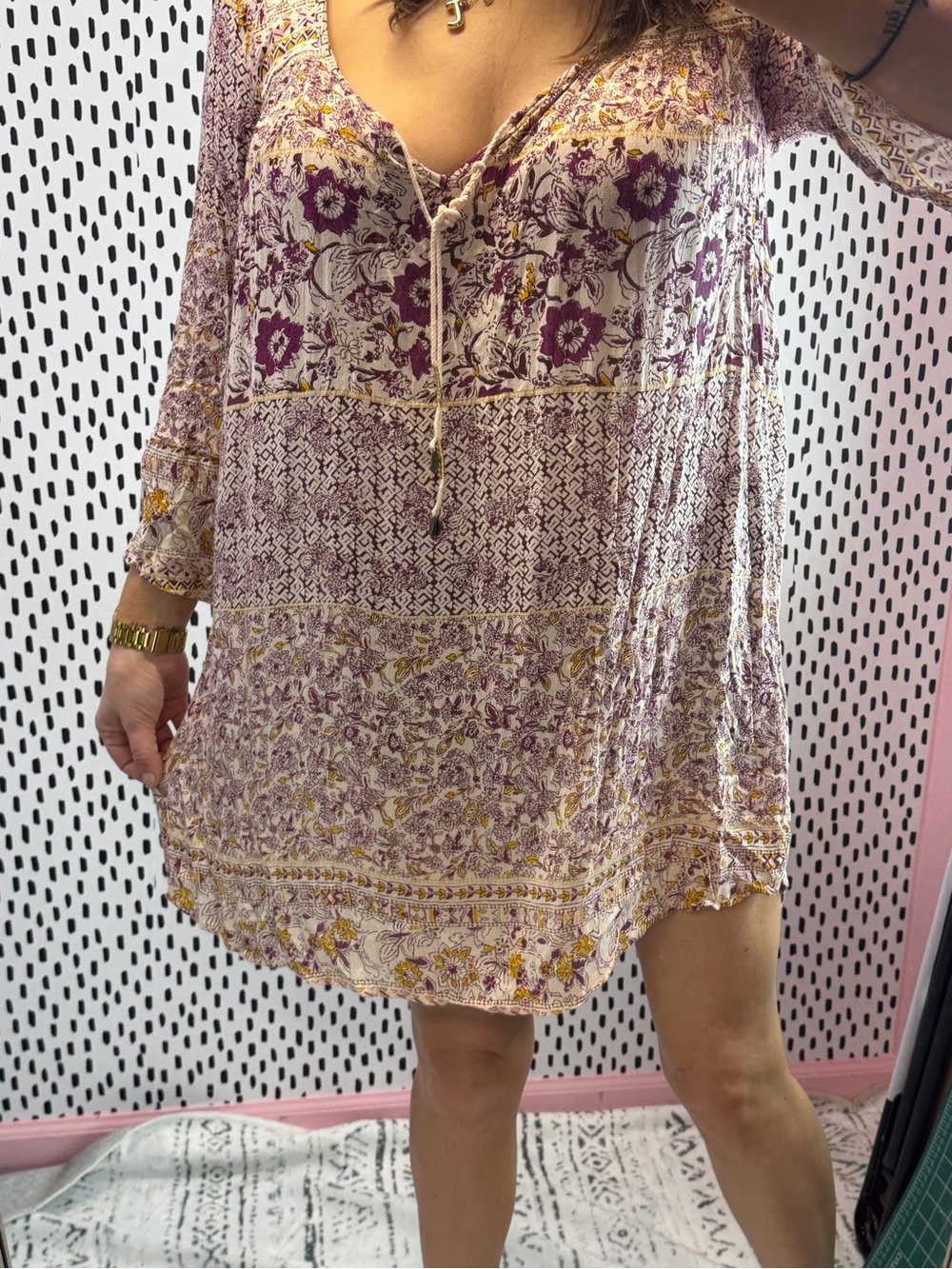 BILLABONG BOHO DRESS JUNIORS SIZE Large FESTIVAL - Picture 2 of 4